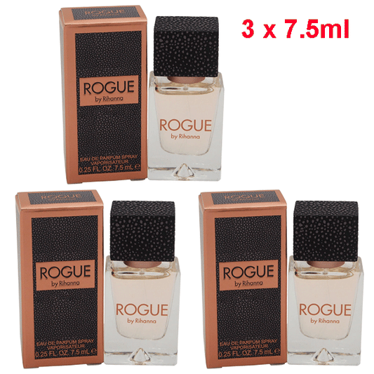 Rihanna Rogue (FREE SHIPPING) Minature 7.5ml x3 EDP Spray Women
