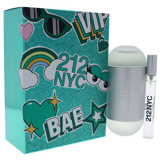 Carolina Herrera 212 NYC 2pcs Gift Set 100ml EDT Spray Women