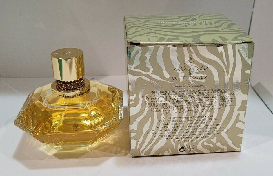 Kimora Lee Simmons Golden Goddess 100ml EDP Spray Women UNSEALED BOX RARE