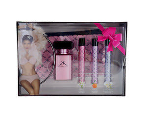 Kim Kardashian 5pcs Gift Set 30ml EDP + 3 x10ml Rollerball + Bag Spray Women