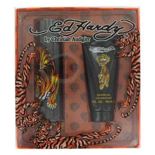 Christian Audigier Ed Hardy 2pcs Gift Set 100ml EDT Spray Men