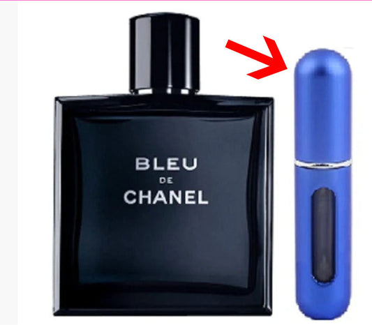 Chanel Bleu De Chanel 5ml EDP Refillable Travel Spray (100ml Bottle NOT INCLUDED)