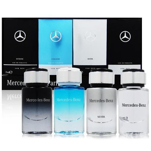 Mercedes Benz Parfums Miniature Set 4x 7ml EDT Men Variety