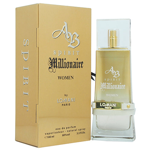 Lomani AB Spirit Millionaire 100ml EDP Spray Women