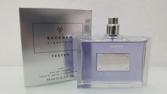 Beckham Signature Men (No Cap) 75ml EDT Spray Men (New Unboxed)