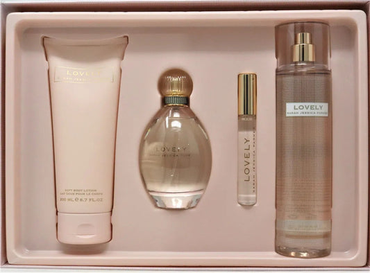 Sarah Jessica Parker Lovely 4pcs Gift Set 100ml EDP Spray Women