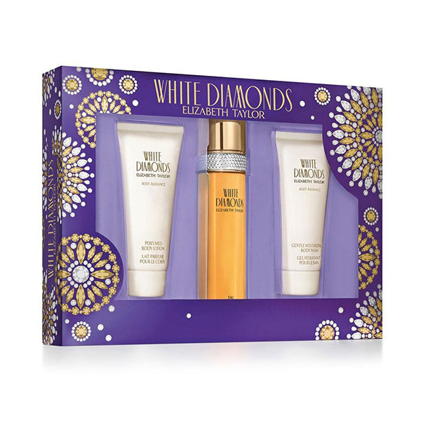 Elizabeth Taylor White Diamonds 3pcs Giftset 100ml EDT Spray Women