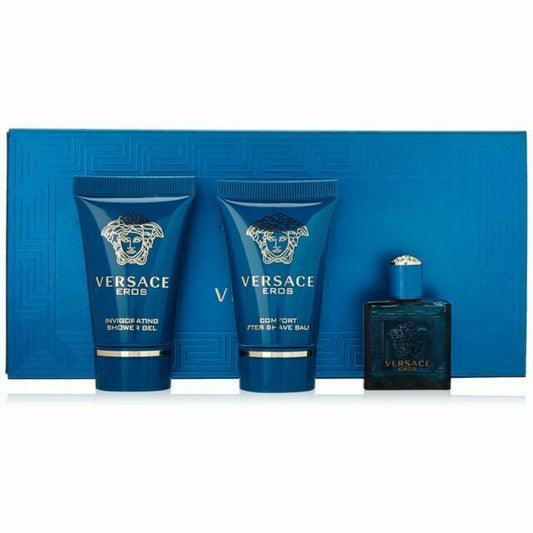 Versace Eros (SPECIAL SALE) 3pcs Giftset Miniature 5ml EDT Dab-On Men