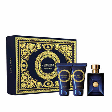 Versace Pour Homme Blue Dylan 3pcs Gift Set 50ml EDT Spray Men