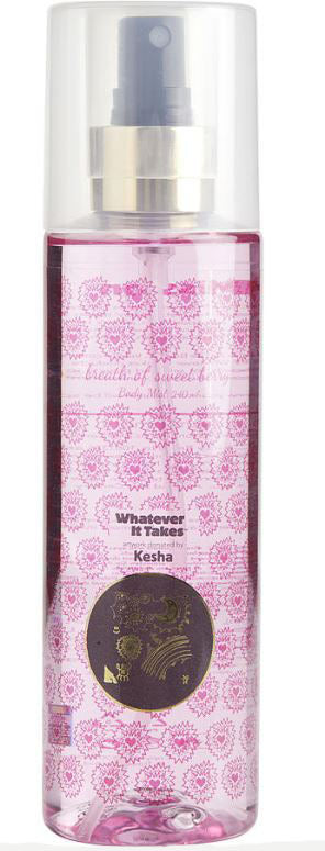 Whatever It Takes KESHA Breath of Sweet Berry Body Mist 240ml Spray Women