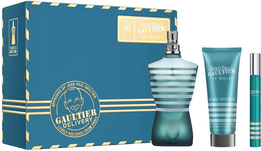 Jean Paul Gaultier Le Male 3pcs Gift Set 125ml EDT Spray Men