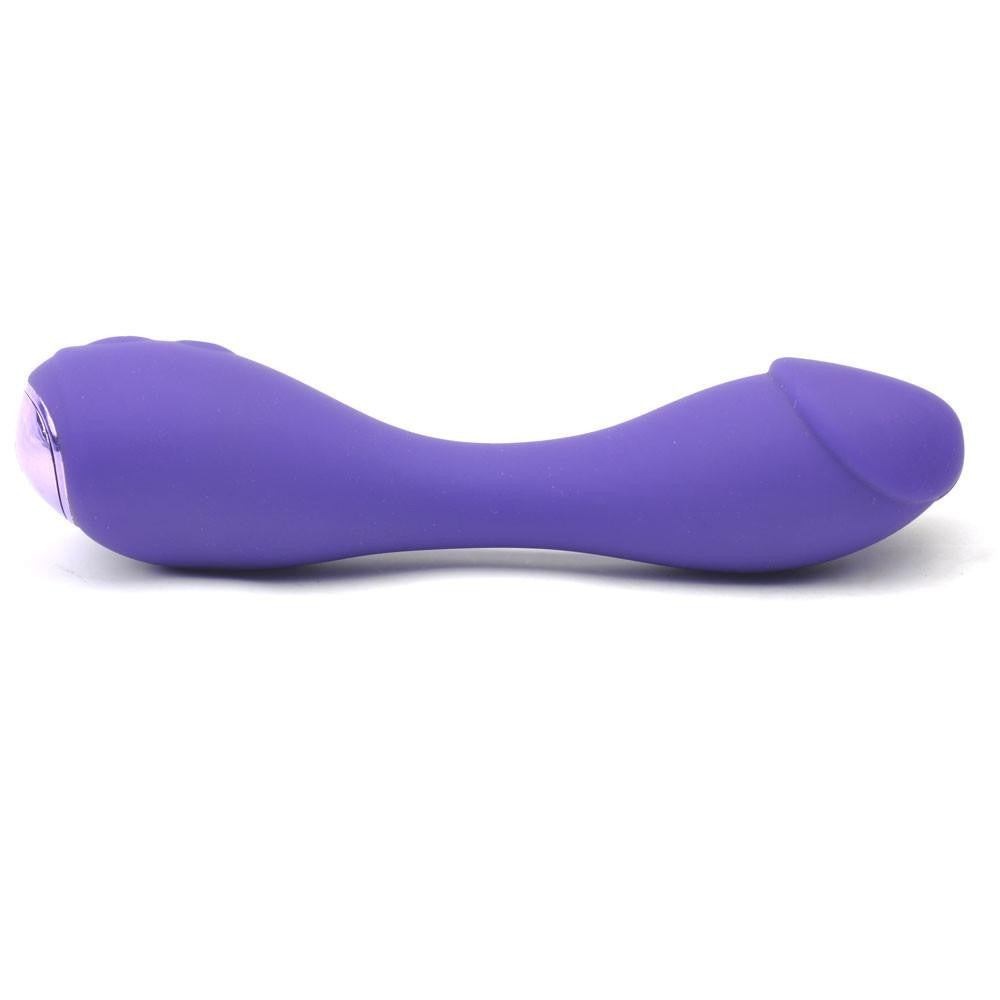 10-Speed Flexible Purple Silicone Realistic Dildo Vibrator - Secret Admirer